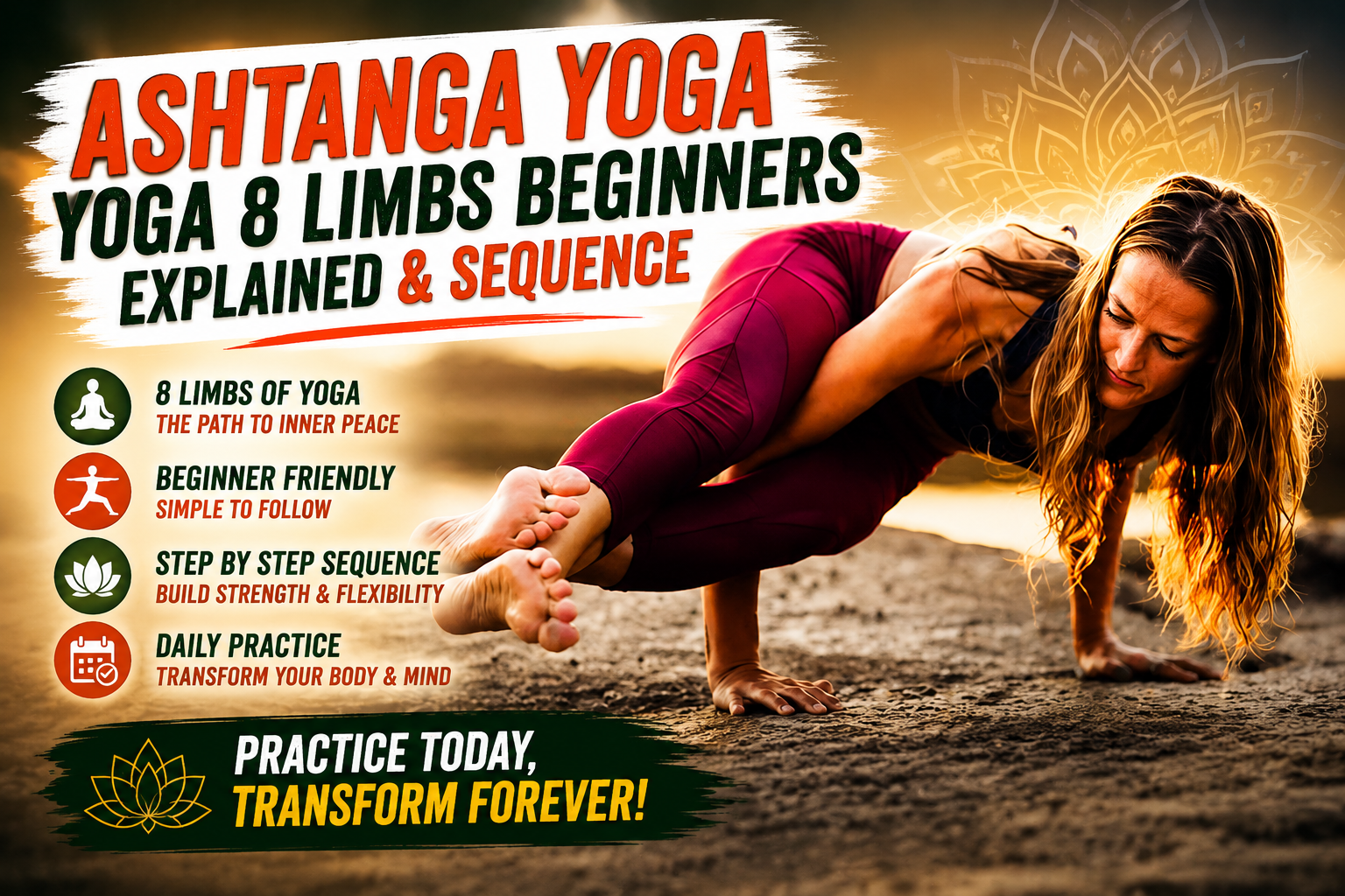 Ashtanga Yoga for Beginners: Eight Limbs, Poses & Practice Sequence