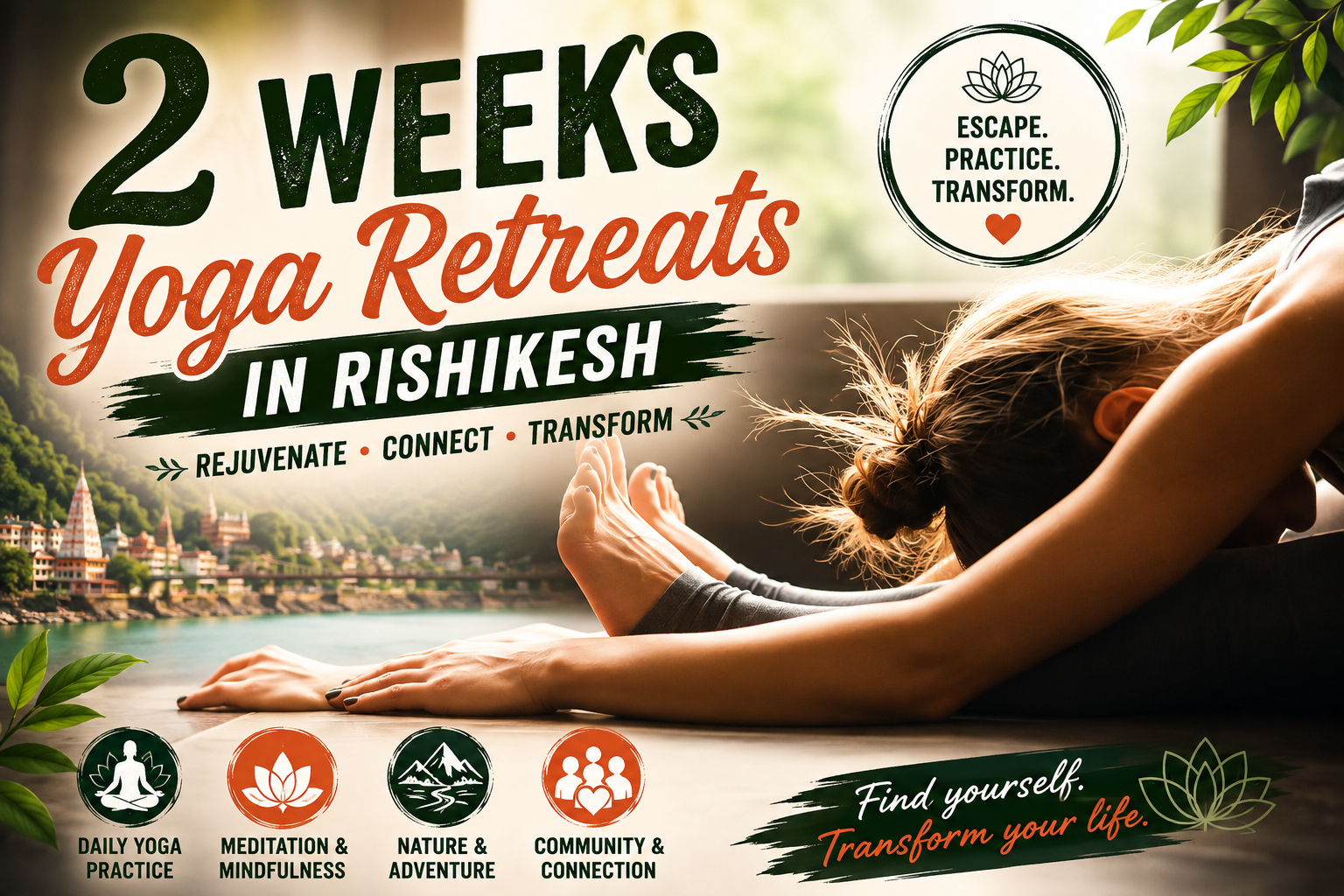 2 Week Yoga Retreat Program in Rishikesh