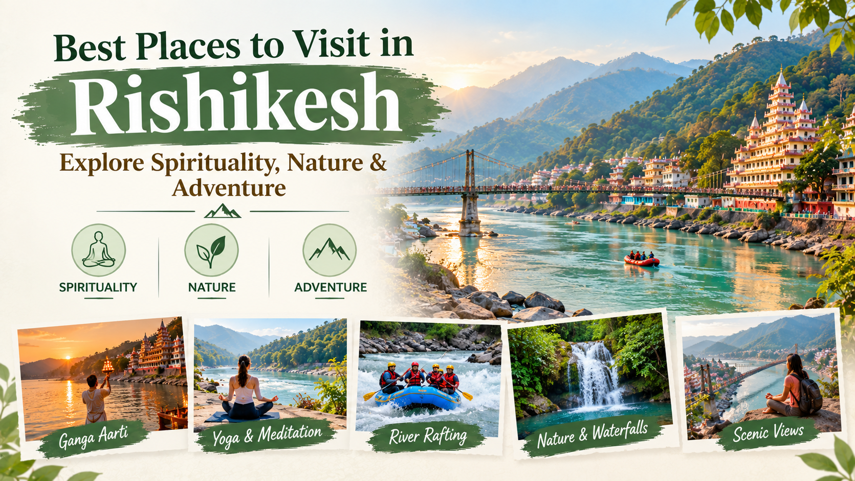 Best Places to Visit in Rishikesh: Explore Spirituality, Nature & Adventure