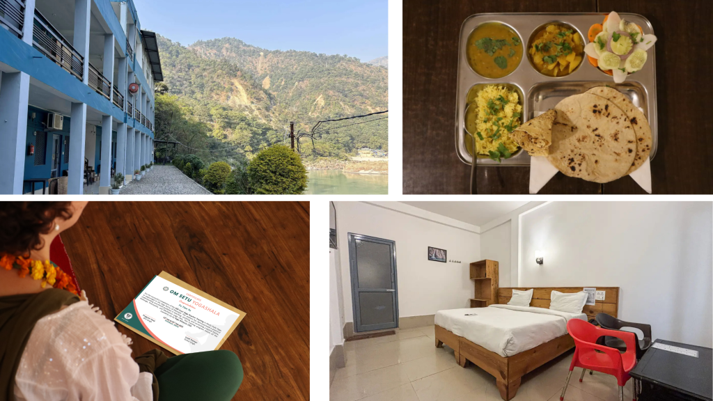 Accommodation Options and Yoga Retreat Cost in Rishikesh
