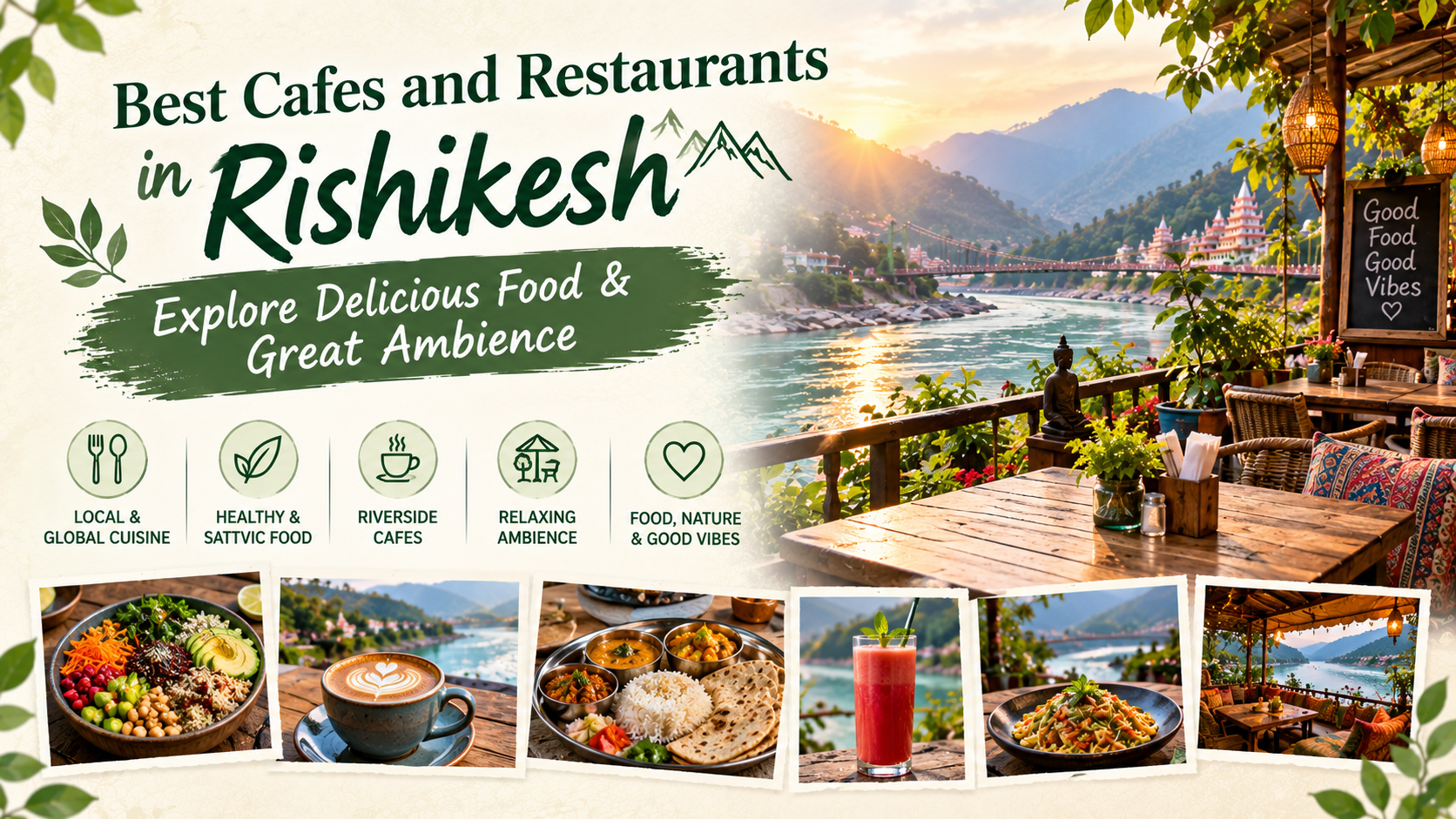 Best Cafes and Restaurants in Rishikesh: Explore Delicious Food & Great Ambience